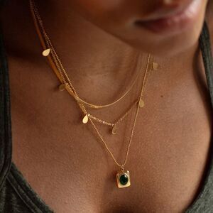 Bohemian layered necklace N70